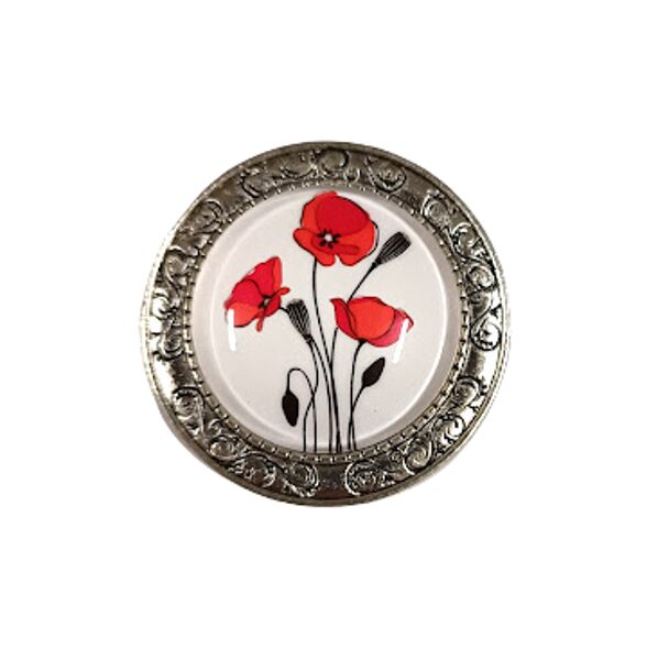 Brooch from the collection Poppies