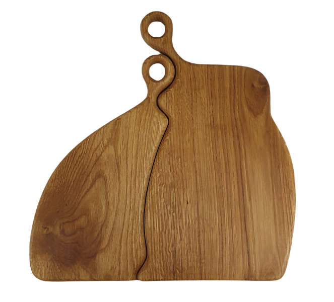 Wooden board double - He and she