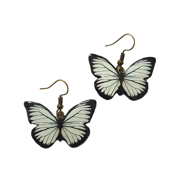 Earrings "Butterflies" No.12