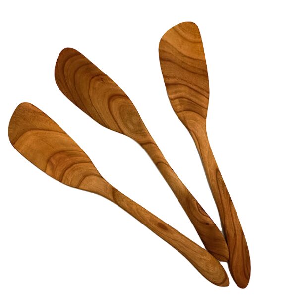 Wooden spatula from sweet cherry
