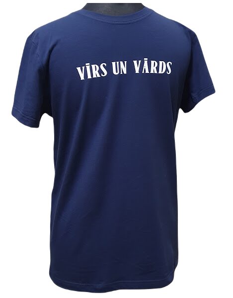 t-krekls "Vīrs un vārds"(zils)