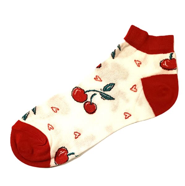 Women's socks Cherries