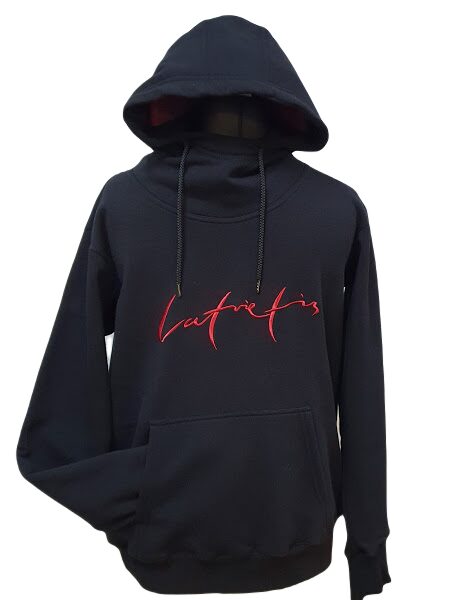 Hoodie Latvietis - black