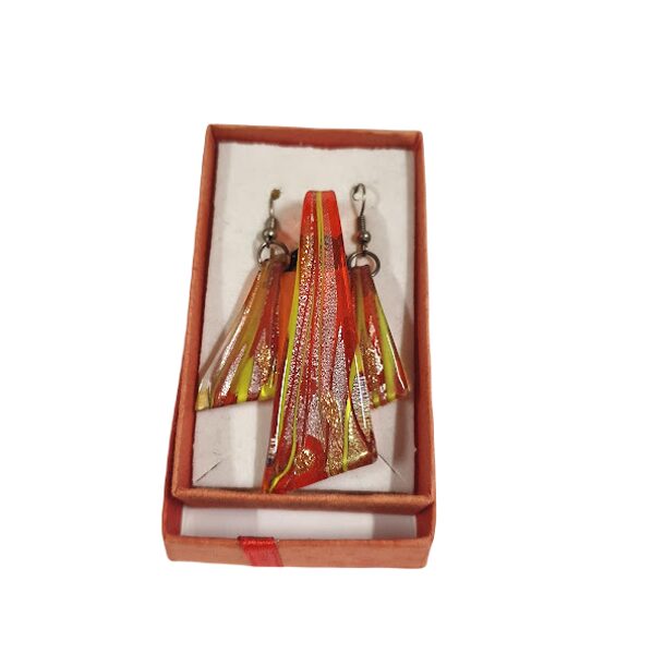 Glass jewelry set in a gift box RKD4