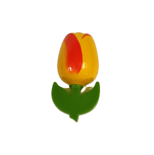 Wooden tulip magnet