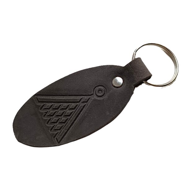 Leather key ring 