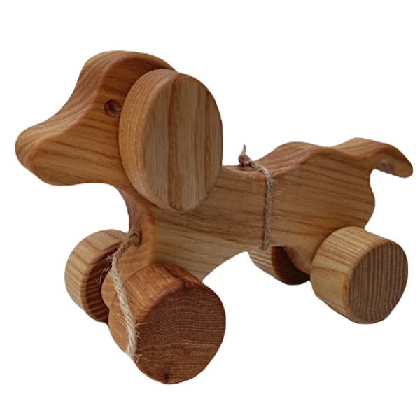 Towing wooden toy "Dog"   