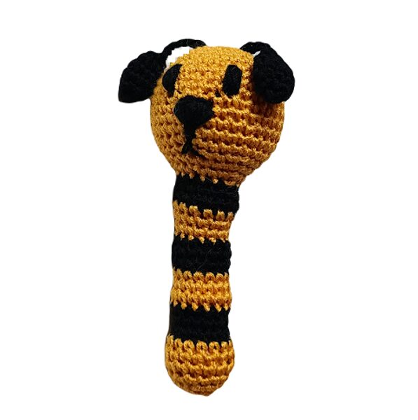 Crocheted Rattle Bee