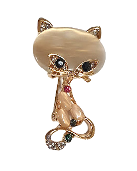Brooch cat