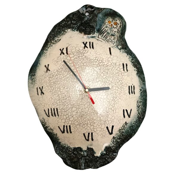 Керамические часы - Сова