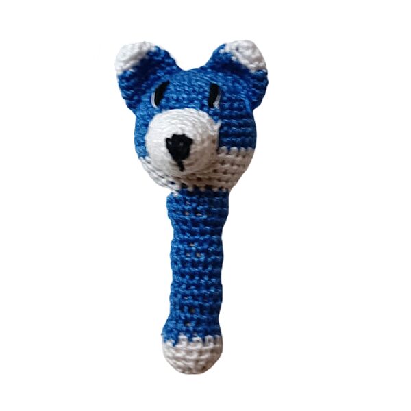 Crocheted Rattle Fox