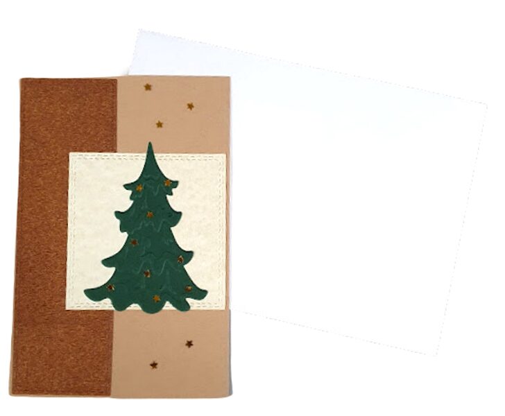 Apsveikumu kartiņa Ziemassvētki ar aploksni