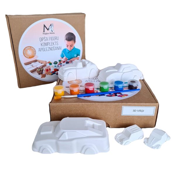 Ģipša figūru komplekts apgleznošanai «3D VĀĢI»