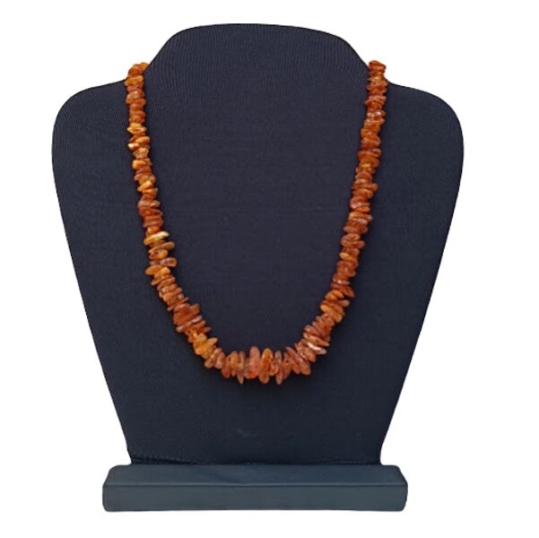 Raw amber beads