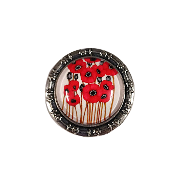 Brooch from the collection Poppies