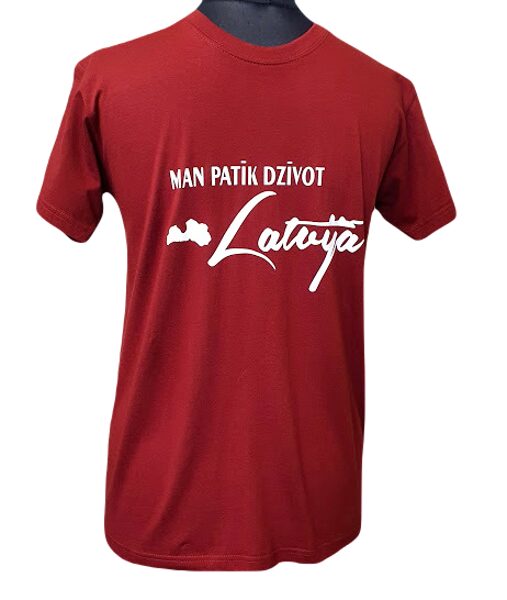 t-shirt "I like living in Latvia" PPM17