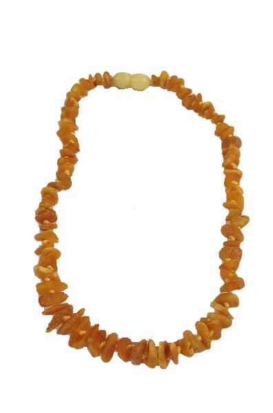 Amber beads for children (light)