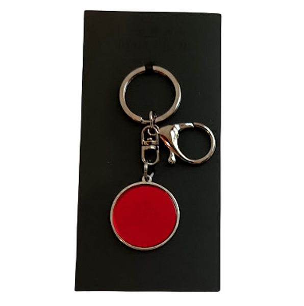 Key/bag charm with plexiglass  