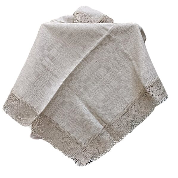 Tablecloth with lace JZ1