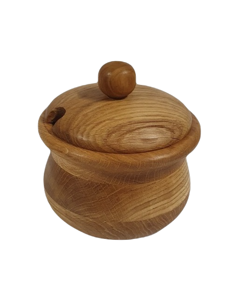 Wooden bowl with a lid small