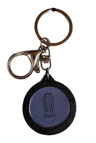 Key / bag pendant "Cactus ''