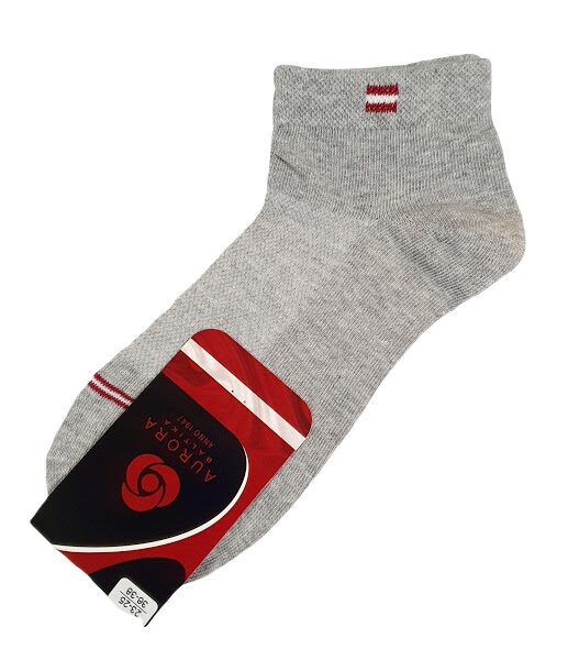 Women's socks "Flag" (gray) ASZ3