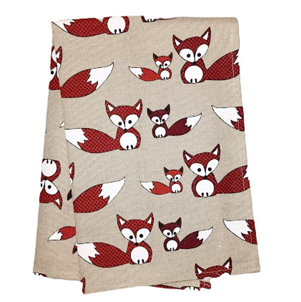Kitchen towel "Foxes"