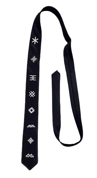 tie "Latvian signs" in the wall (black)