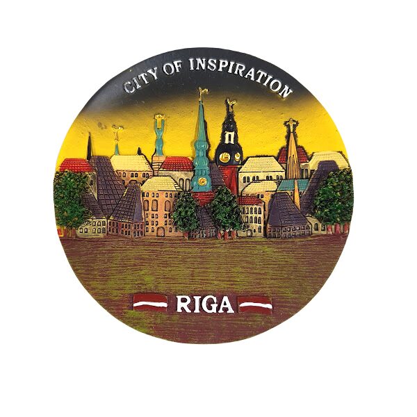 Decorative plate Riga B2