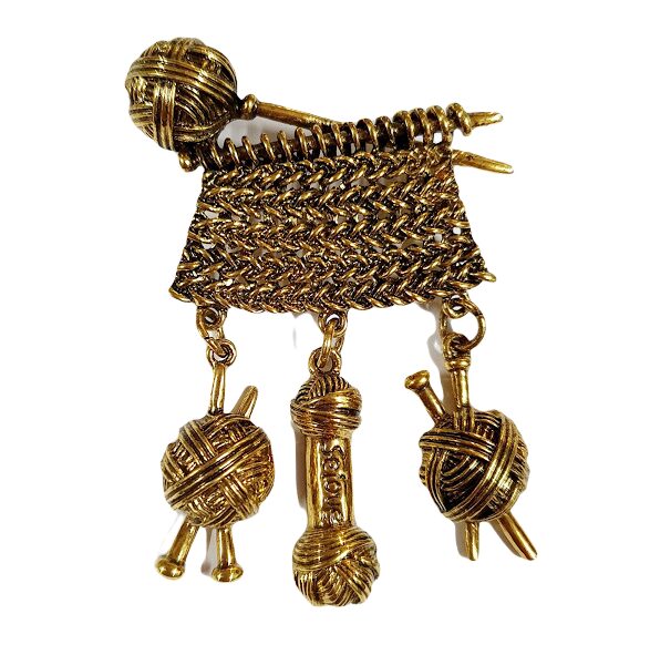 Brooch Knitter BRO36