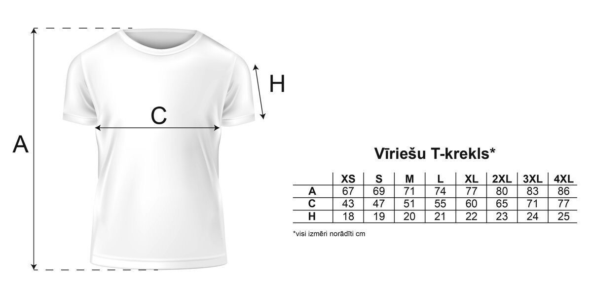 t-krekls "Latvietis Latvijā" (balts)
